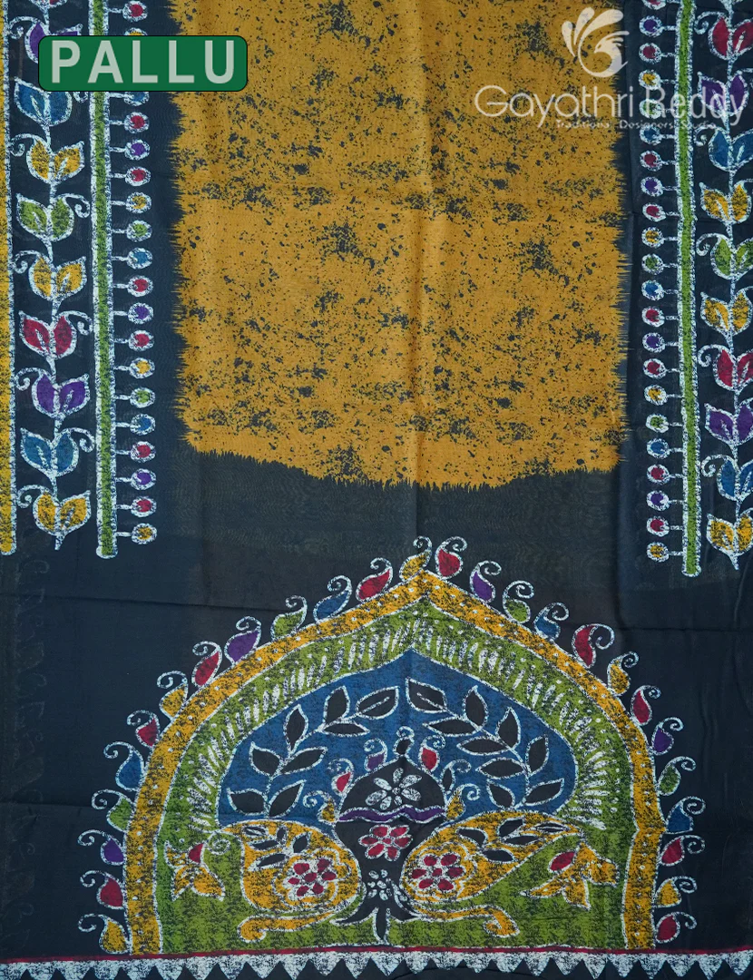 CHANDERI SILK SAREE-CPS1128 - Image 3