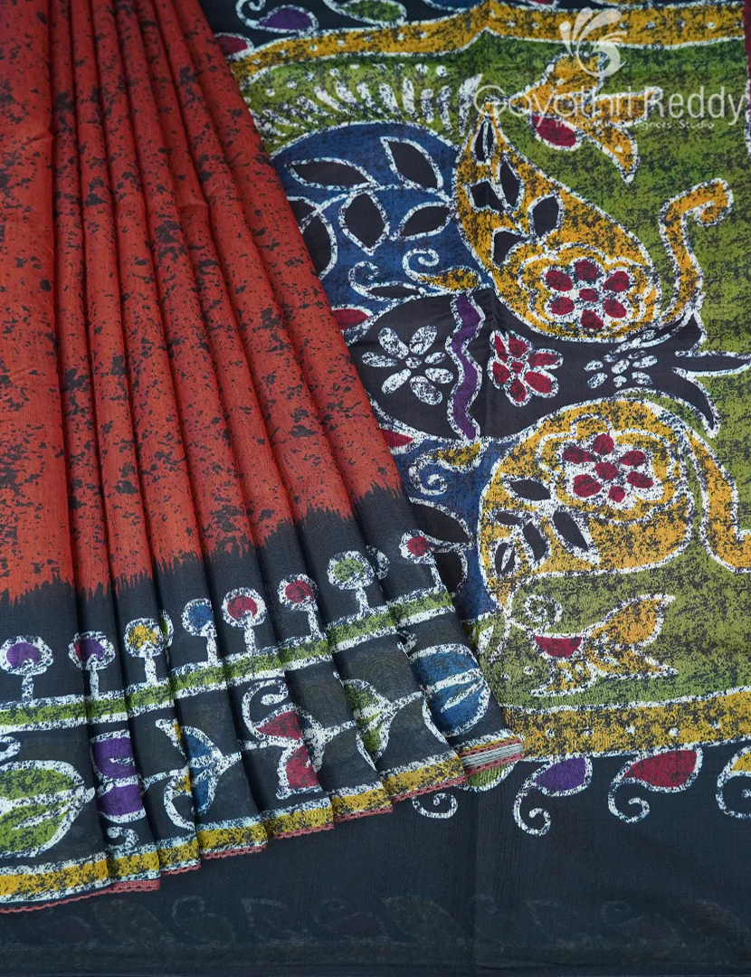 CHANDERI SILK SAREE-CPS1129 - Image 2