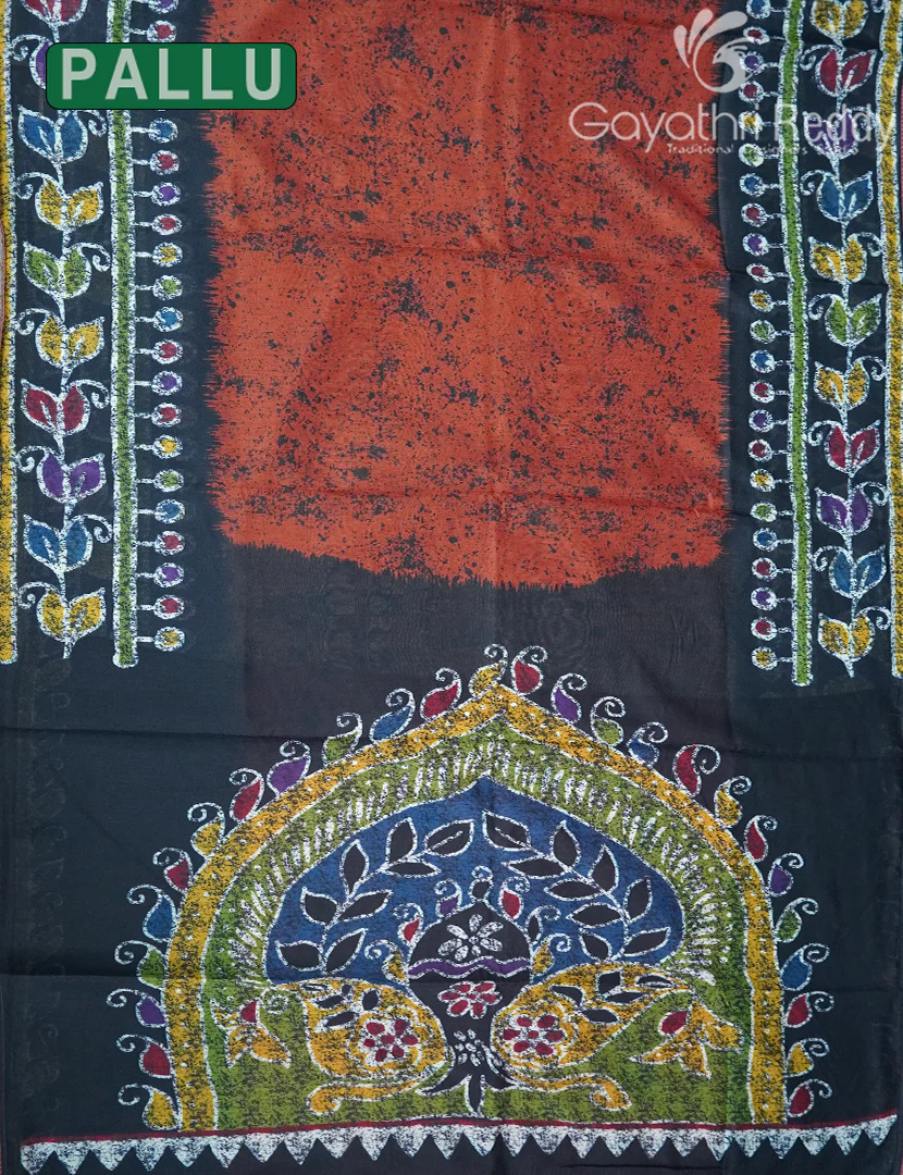 CHANDERI SILK SAREE-CPS1129 - Image 3