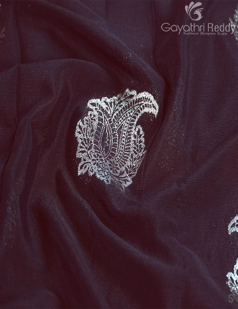 CHIFFON FANCY SAREE-PCF255 - Image 5