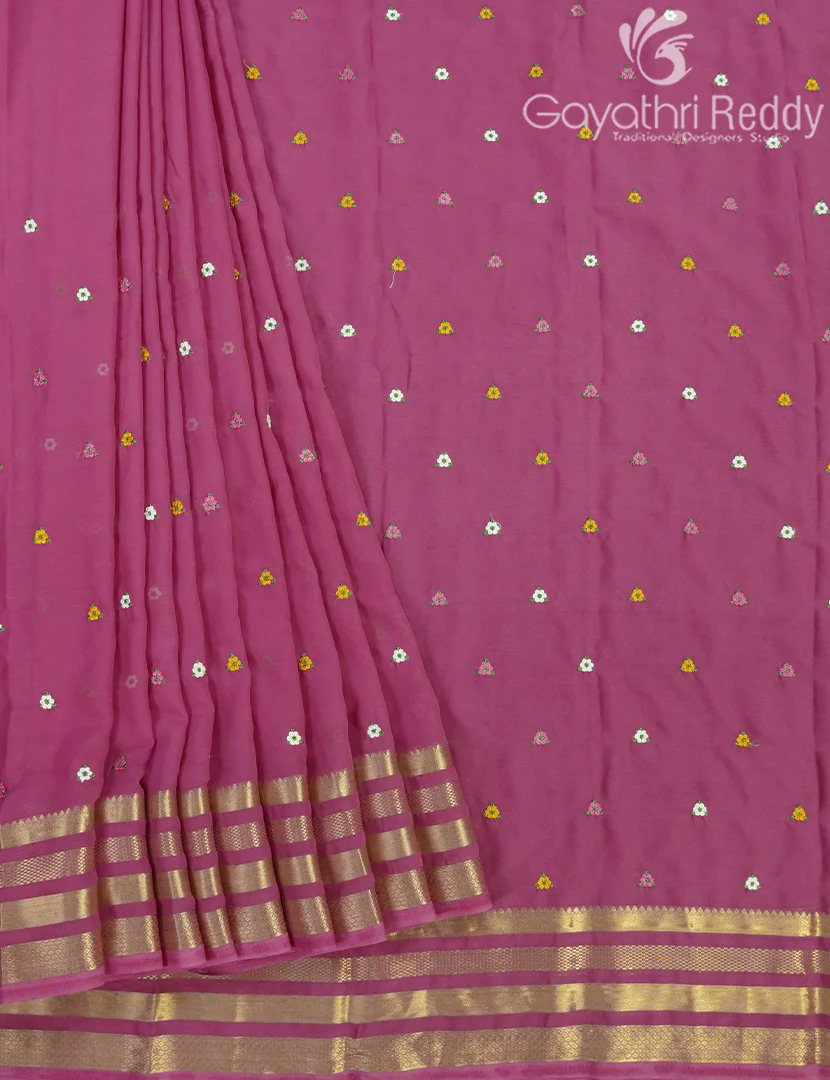 CHIFFON FANCY SAREE-PCF316