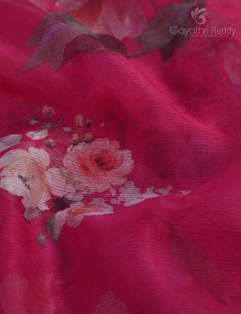 CHIFFON SAREE-SH665 - Image 5