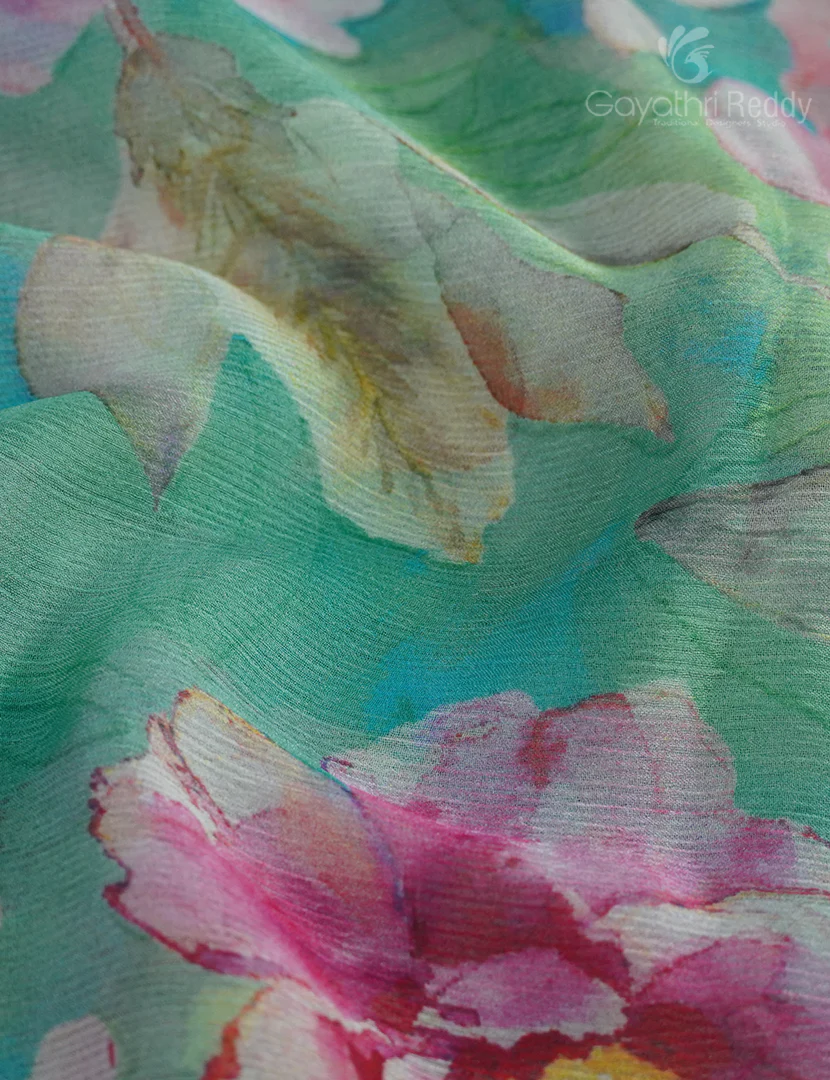 CHIFFON SAREE-SH667 - Image 5