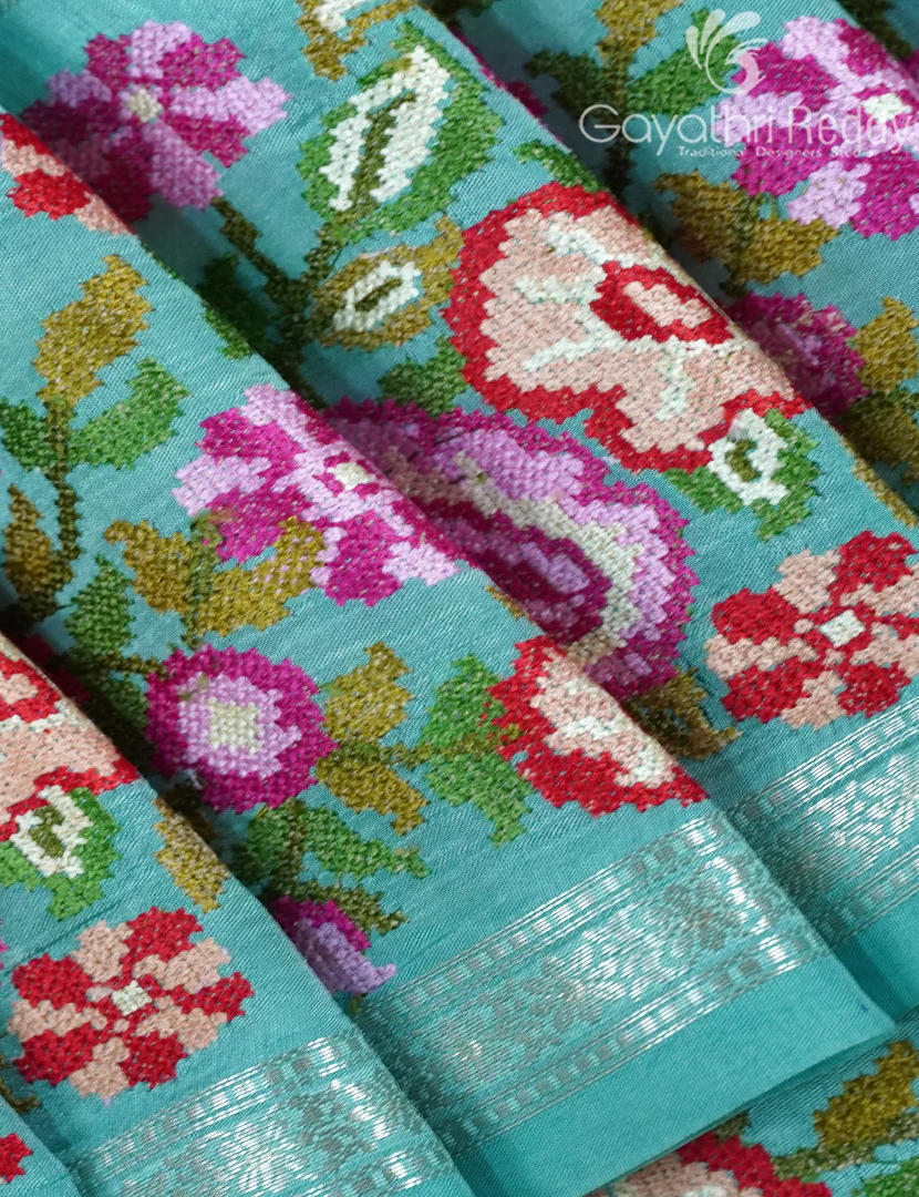 CHINIYA SILK SAREE-CS534 - Image 4