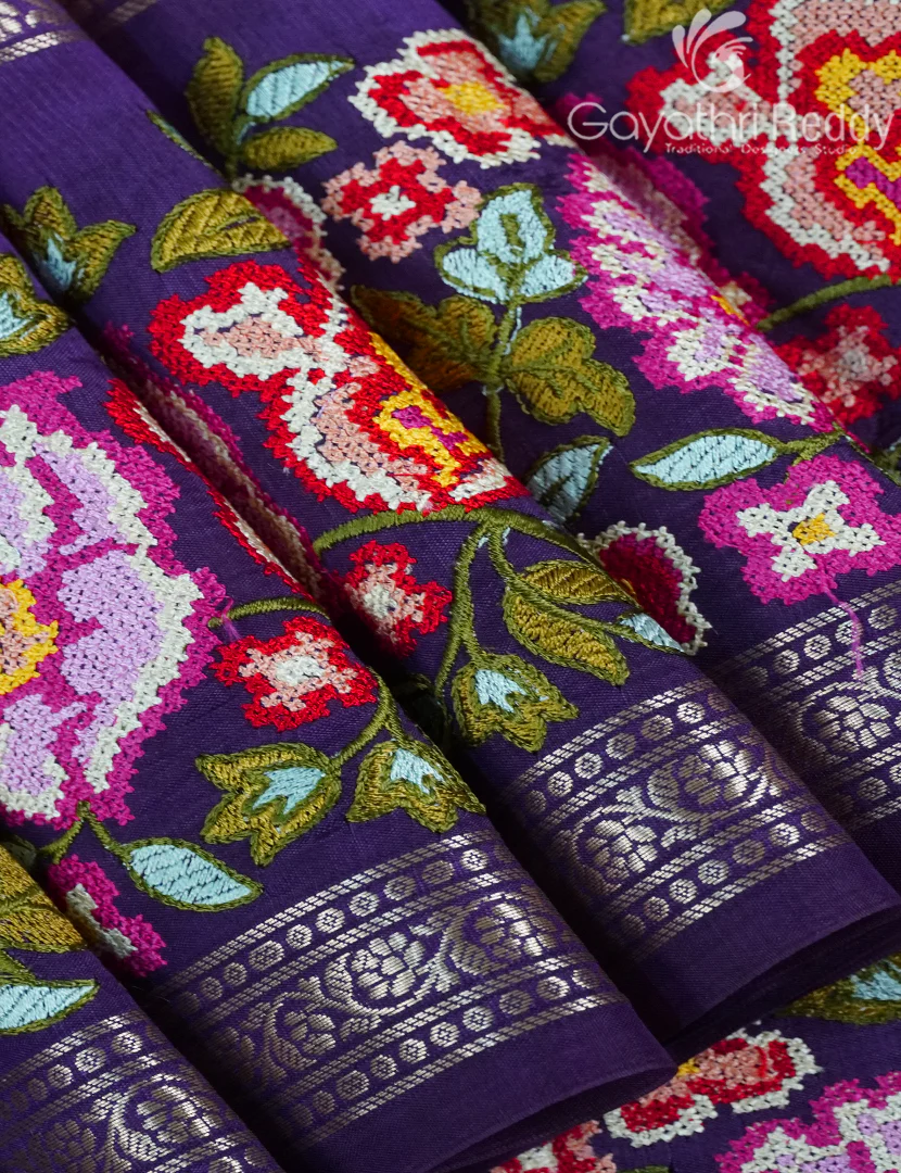 CHINIYA SILK SAREE-CS539 - Image 4
