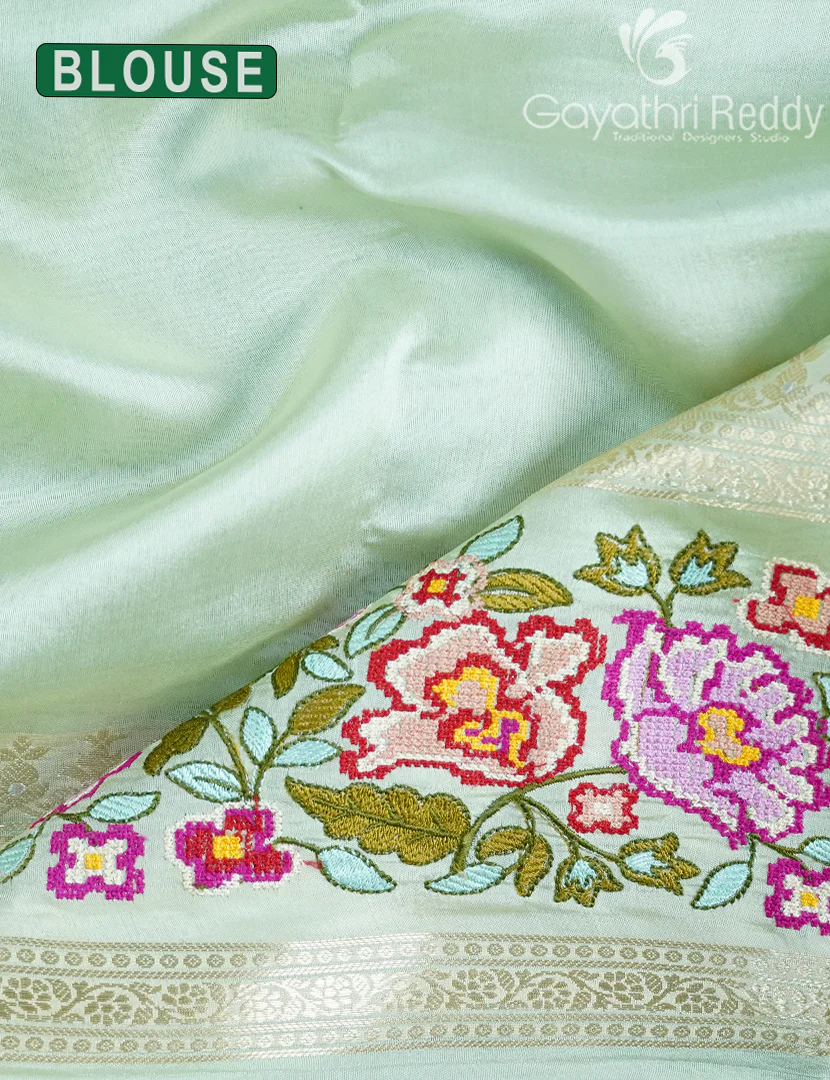 CHINIYA SILK SAREE-CS543 - Image 3