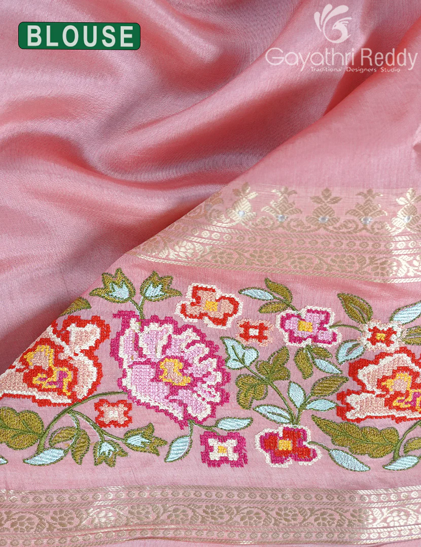 CHINIYA SILK SAREE-CS547 - Image 3