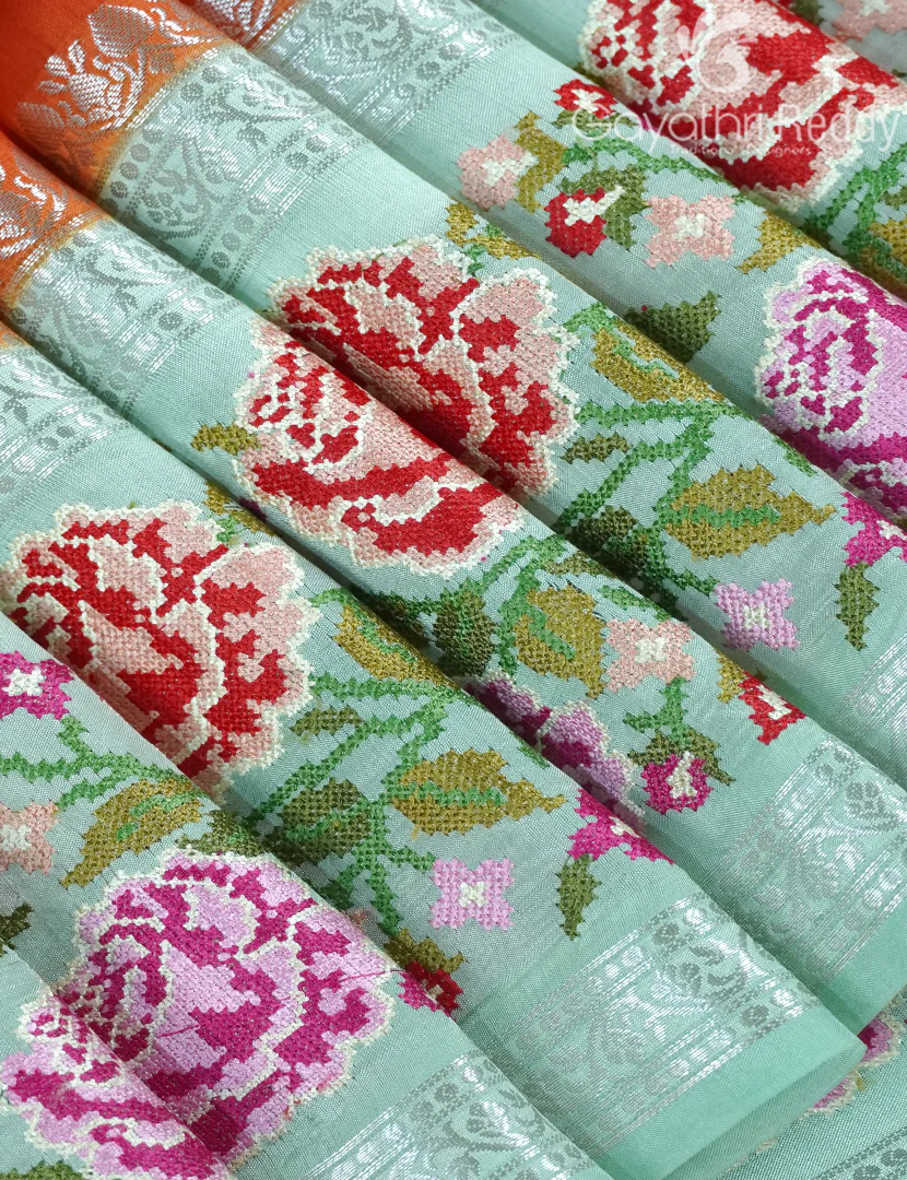 CHINIYA SILK SAREE-CS549 - Image 4