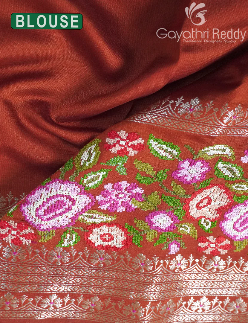CHINIYA SILK SAREE-CS557 - Image 3