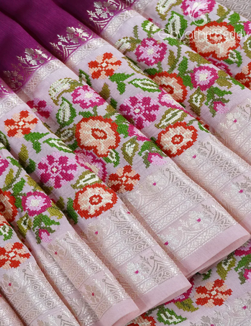 CHINIYA SILK SAREE-CS564 - Image 4
