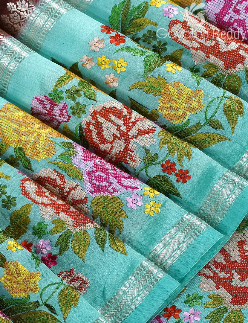 CHINIYA SILK SAREE-CS567 - Image 4