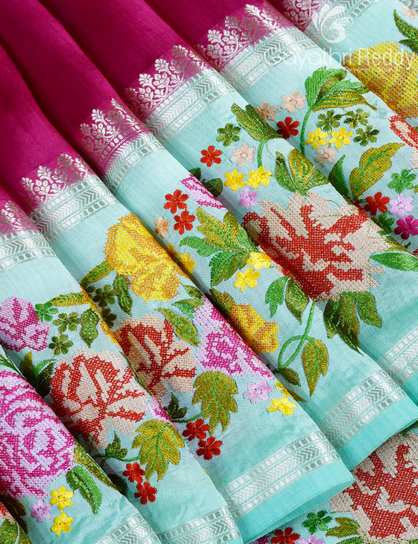 CHINIYA SILK SAREE-CS569 - Image 4