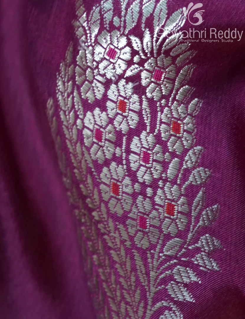 CHINIYA SILK SAREE-CS582 - Image 5