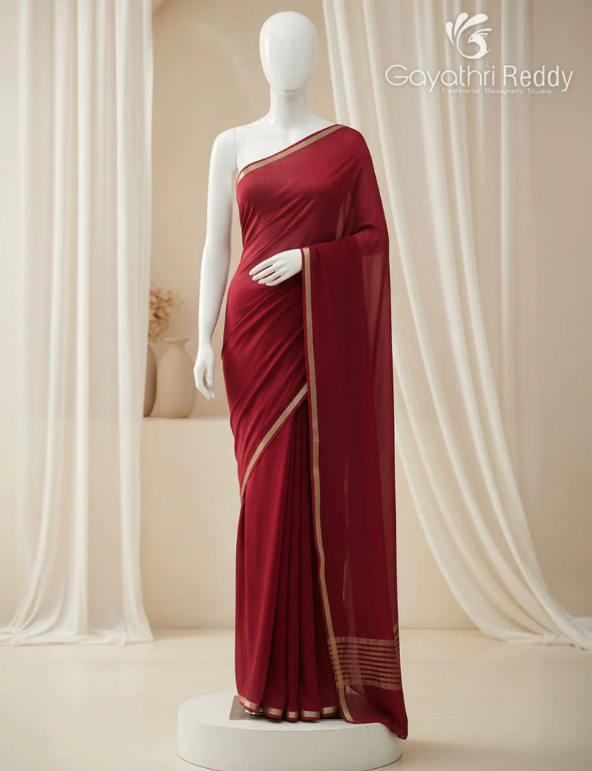 CHINON CHIFFON SAREE-CCS32 - Image 2