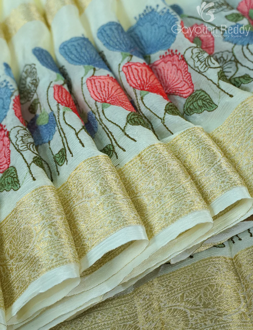 CHINON CHIFFON SAREE-PCF294 - Image 4