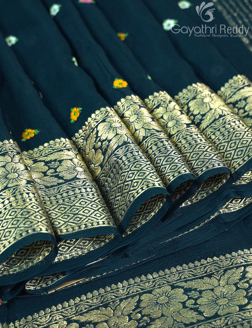 CHINON CHIFFON SAREE-PCF305 - Image 4