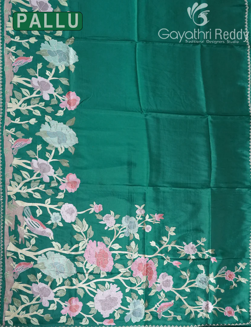 DUPION SILK FANCY SAREE -DSF21 - Image 3