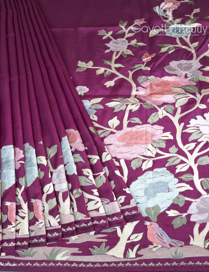 DUPION SILK FANCY SAREE -DSF22 - Image 2