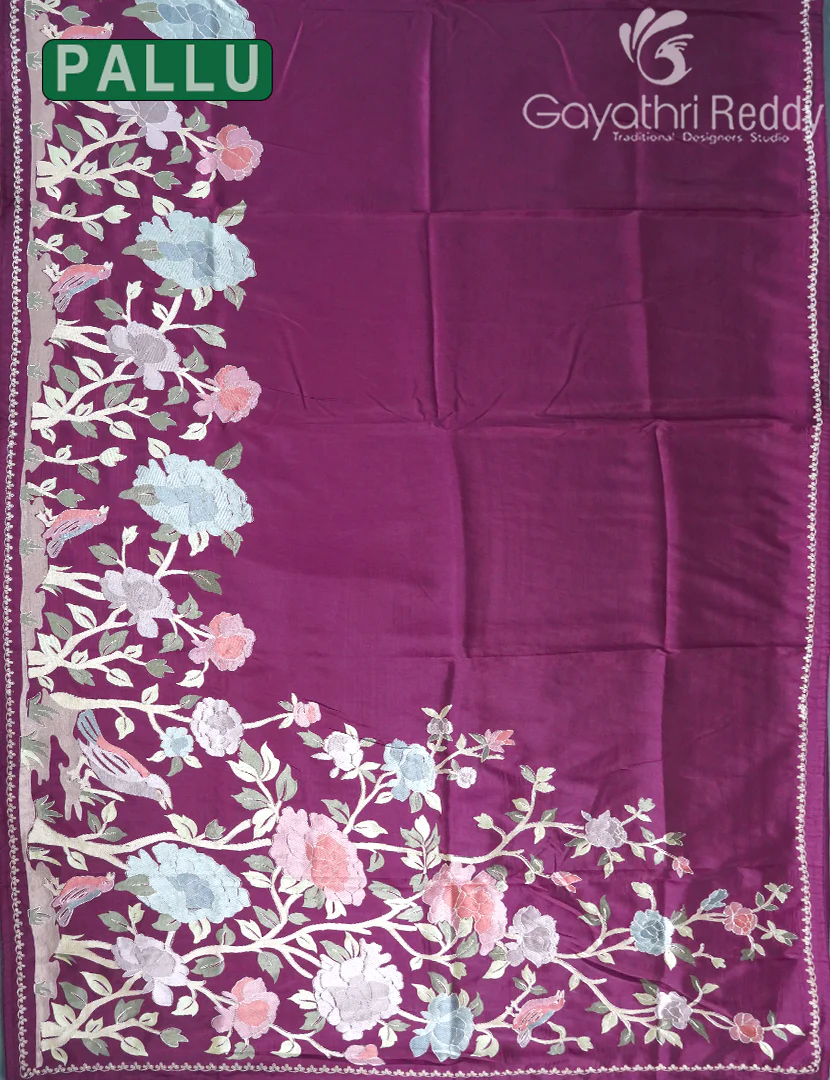 DUPION SILK FANCY SAREE -DSF22 - Image 3
