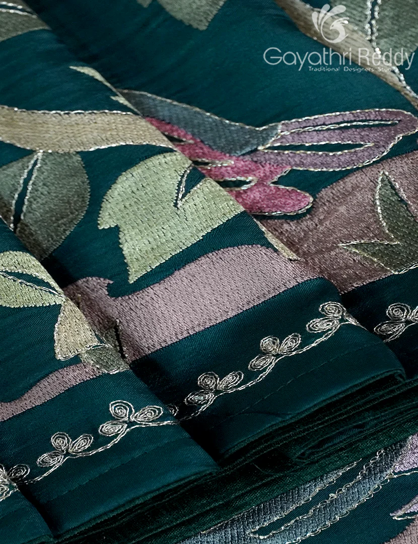 DUPION SILK FANCY SAREE -DSF25 - Image 5