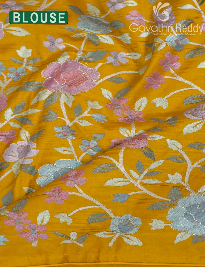 DUPION SILK FANCY SAREE -DSF29 - Image 4