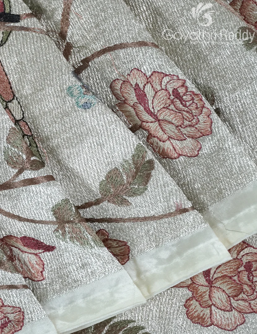 DUPION SILK SAREE-DSS41 - Image 4
