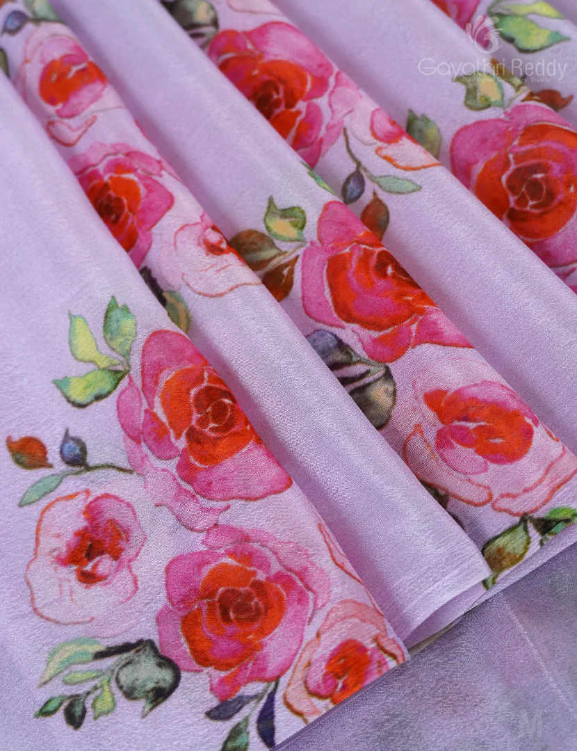 GEORGETTE PRINTED SAREE-PGP33 - Image 3
