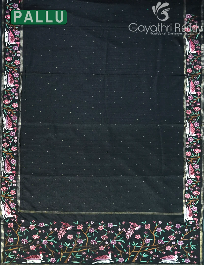 KHADI SILK WORK SAREE-KSW2 - Image 2