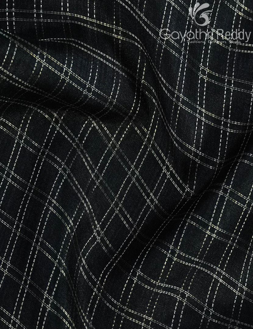 KHADI SILK WORK SAREE-KSW25 - Image 6