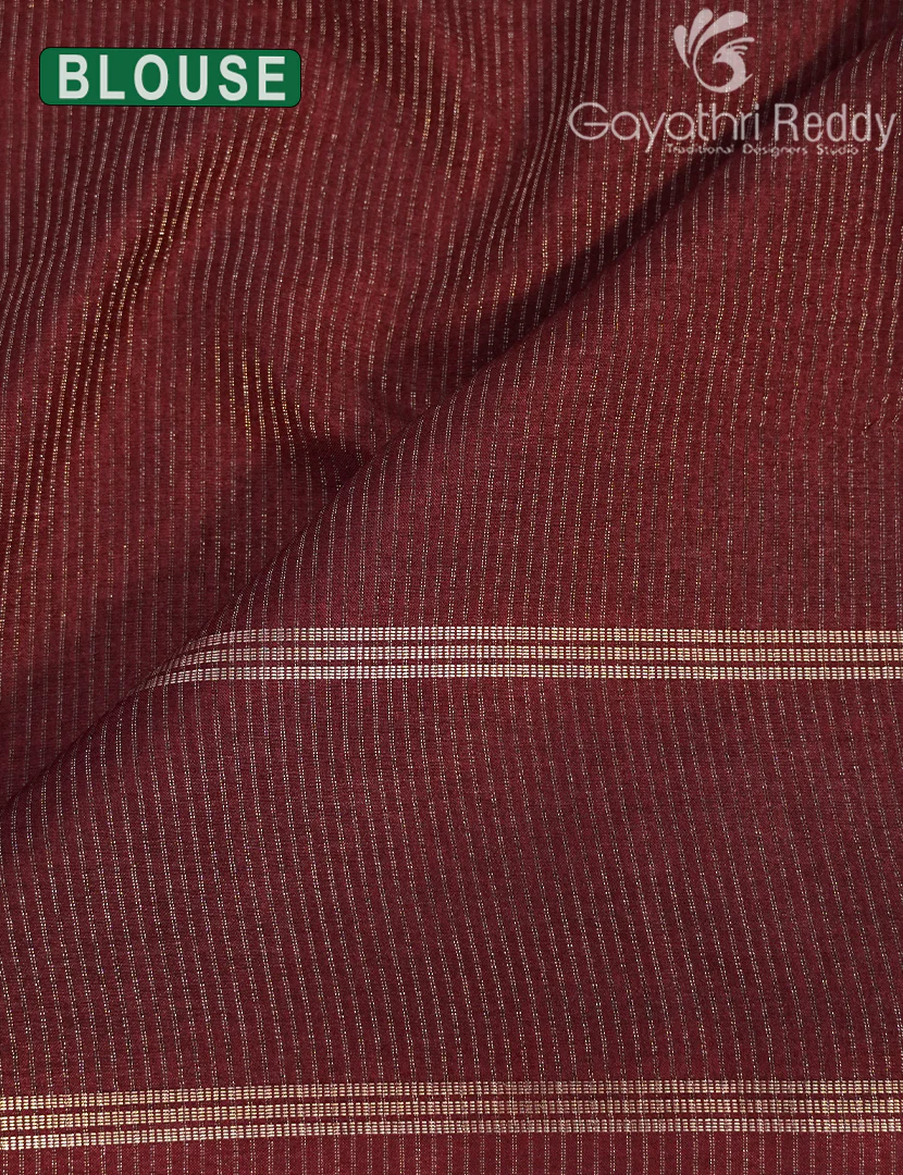 KHADI SILK WORK SAREE-KSW3 - Image 4