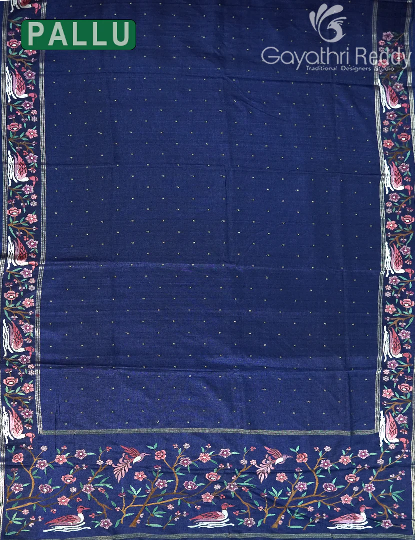 KHADI SILK WORK SAREE-KSW4 - Image 3