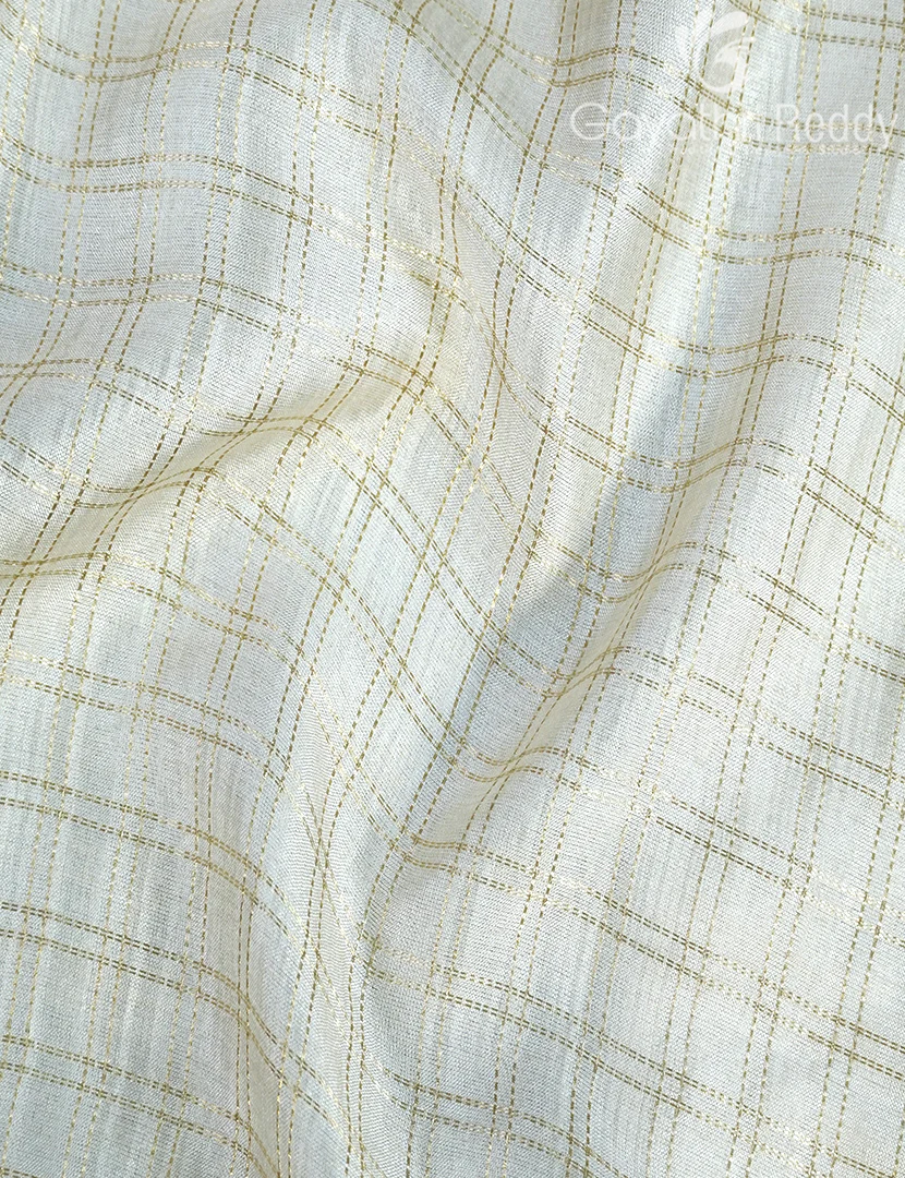 KHADI SILK WORK SAREE-KSW42 - Image 6