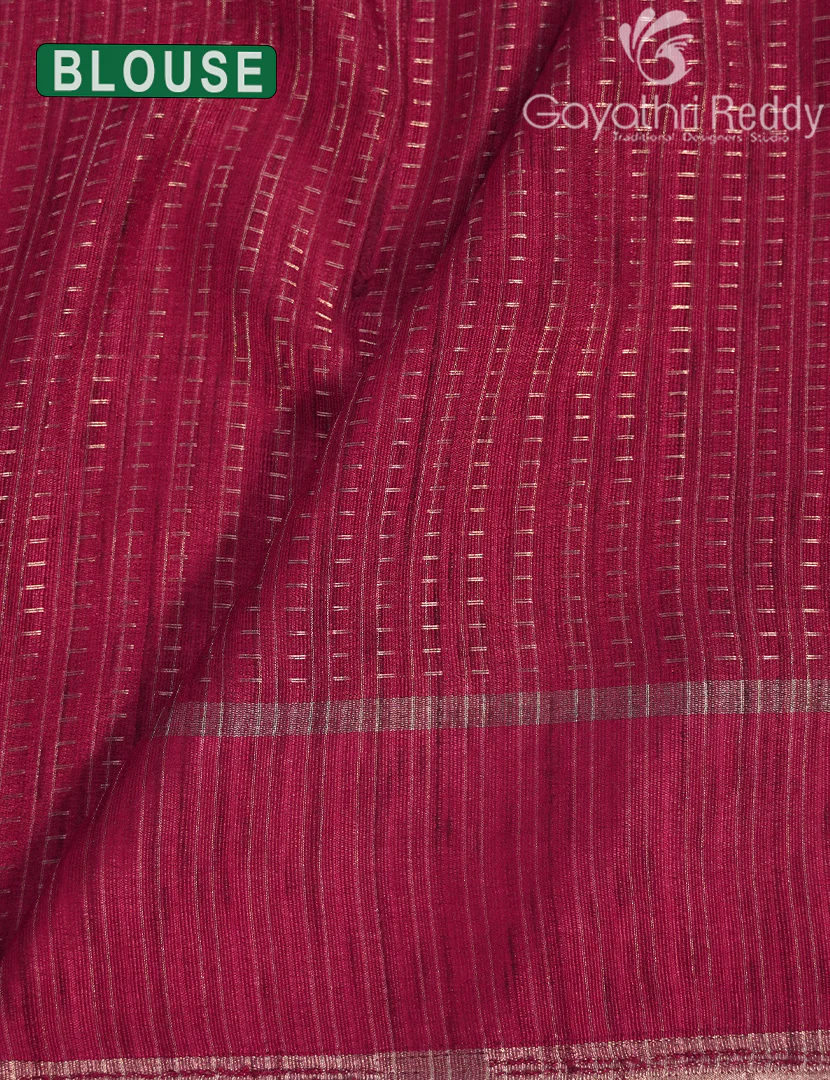KHADI SILK WORK SAREE-KSW48 - Image 4