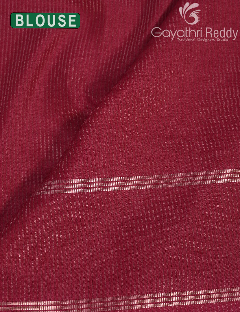 KHADI SILK WORK SAREE-KSW5 - Image 3