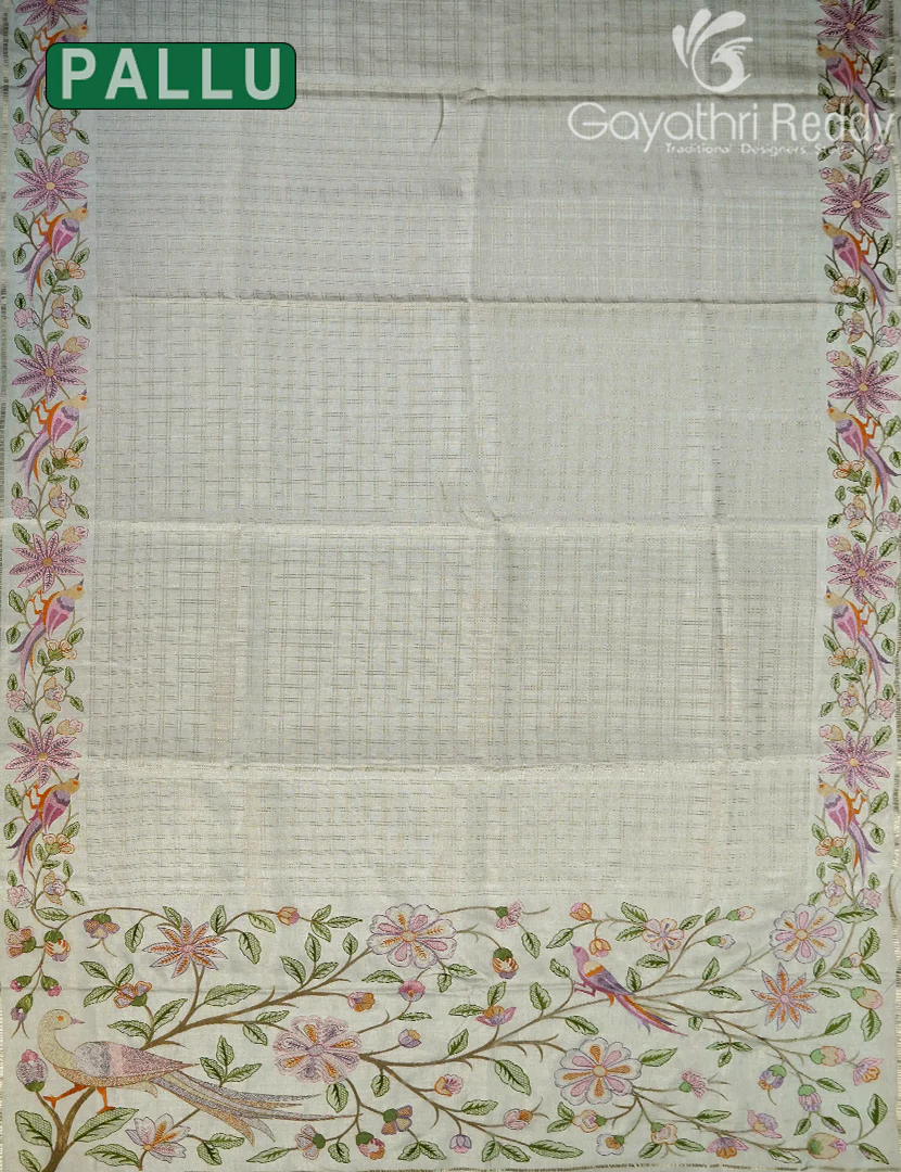 KHADI SILK WORK SAREE-KSW55 - Image 3