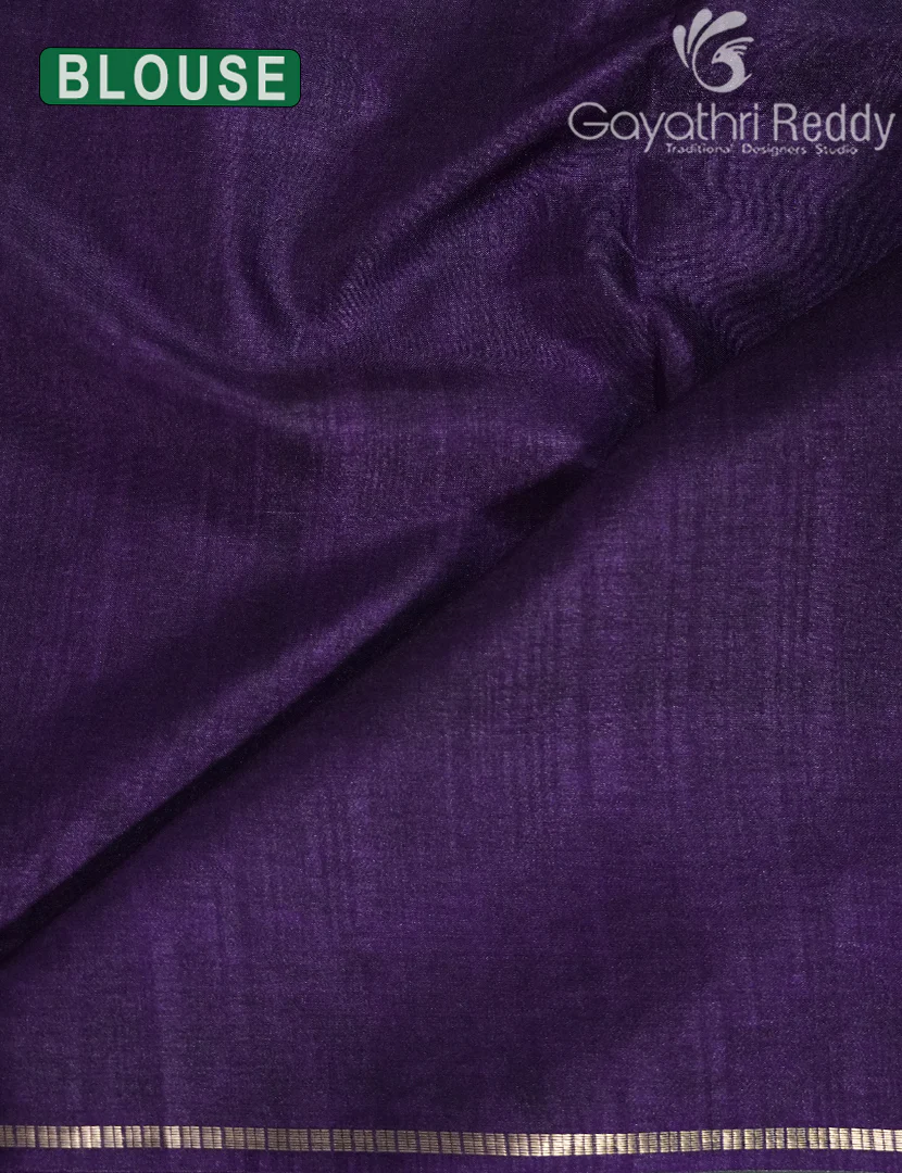 KHADI SILK WORK SAREE-KSW60 - Image 4