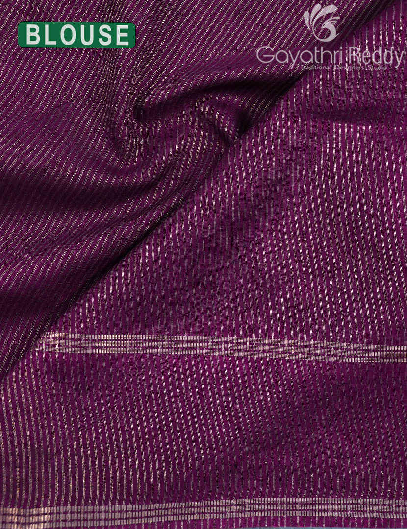 KHADI SILK WORK SAREE-KSW68 - Image 3