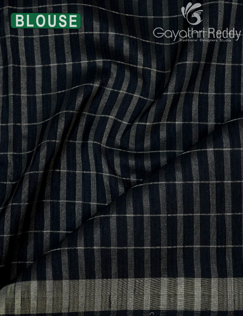 KHADI SILK WORK SAREE-KSW75 - Image 4