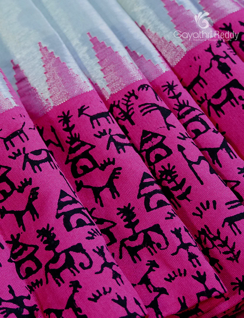 MANGALAGIRI PRINTED SAREE-MP135 - Image 4