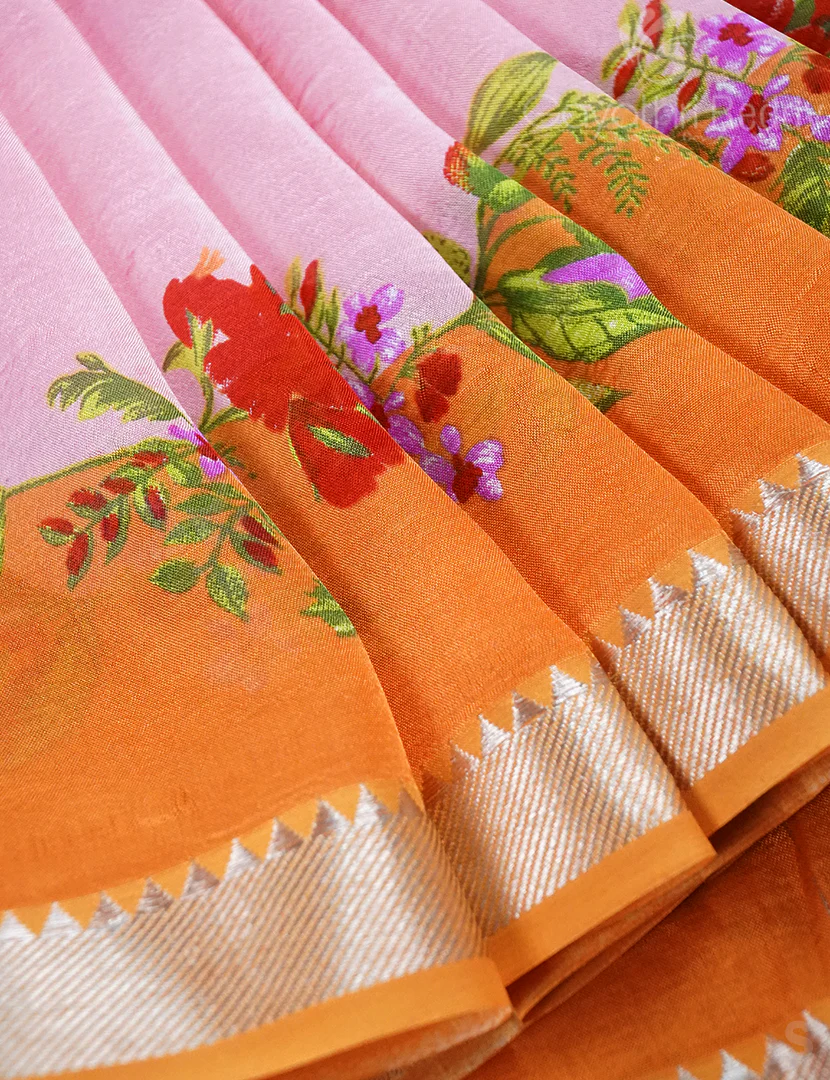 MANGALAGIRI PATTU PRINTED SAREE-MGP1111 - Image 4