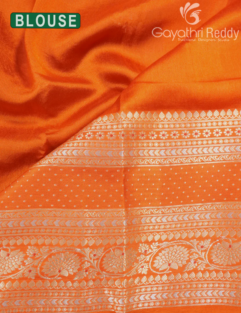 MANGO SILK SAREE -PRM1004 - Image 3