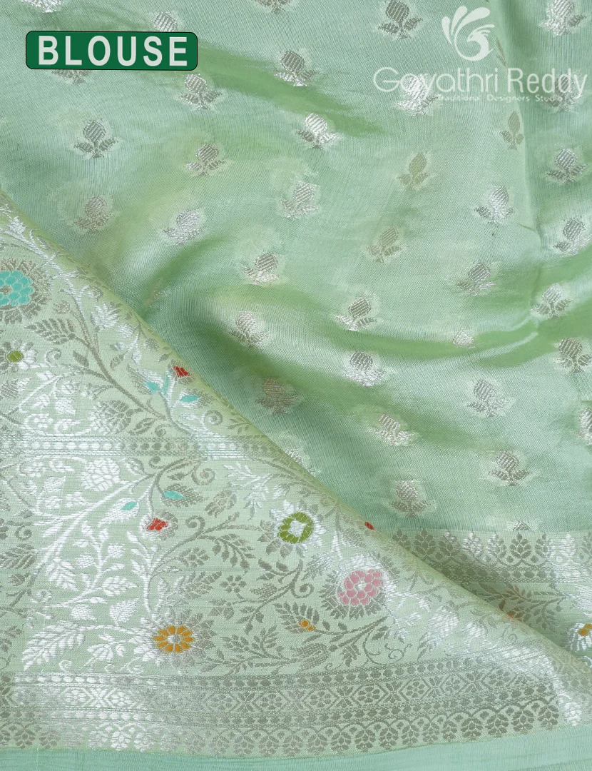 MANGO SILK SAREE -PRM1016 - Image 3