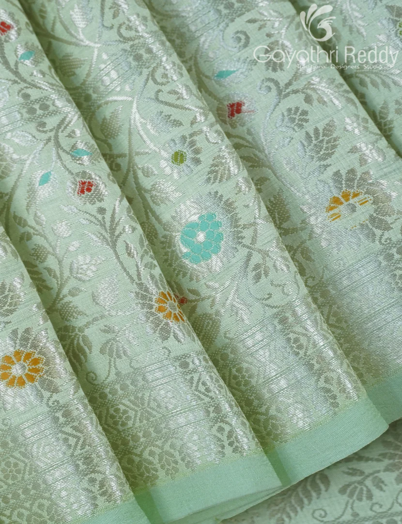 MANGO SILK SAREE -PRM1016 - Image 4