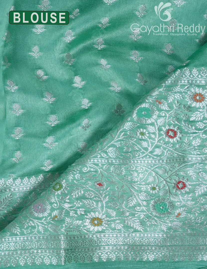 MANGO SILK SAREE -PRM1021 - Image 3