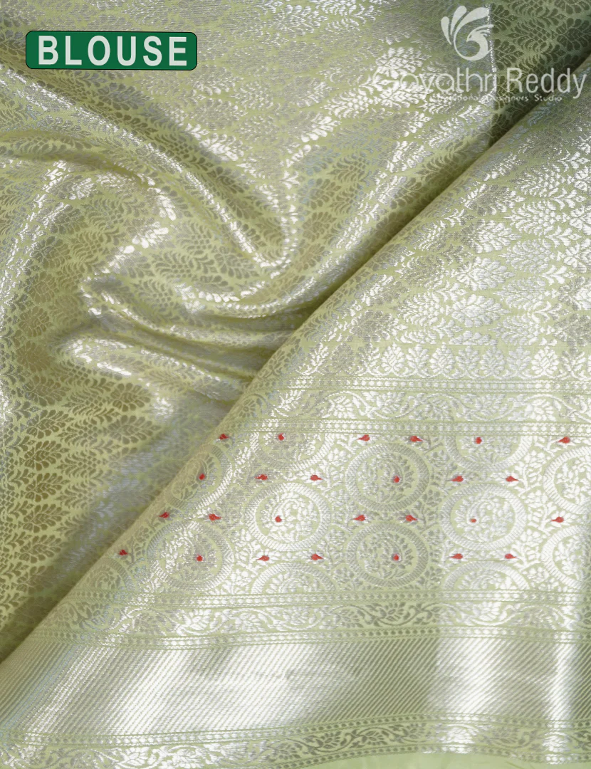 MANGO SILK SAREE -PRM1026 - Image 3