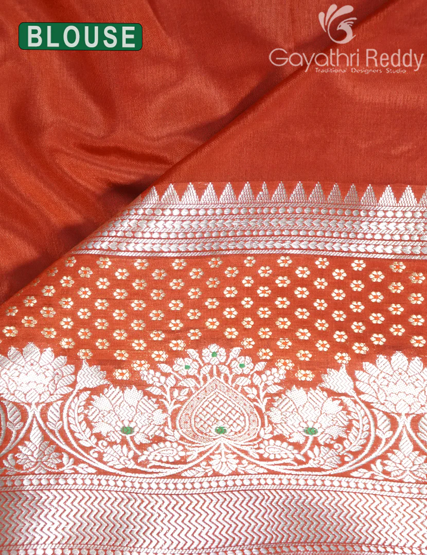 MANGO SILK SAREE -PRM1054 - Image 3