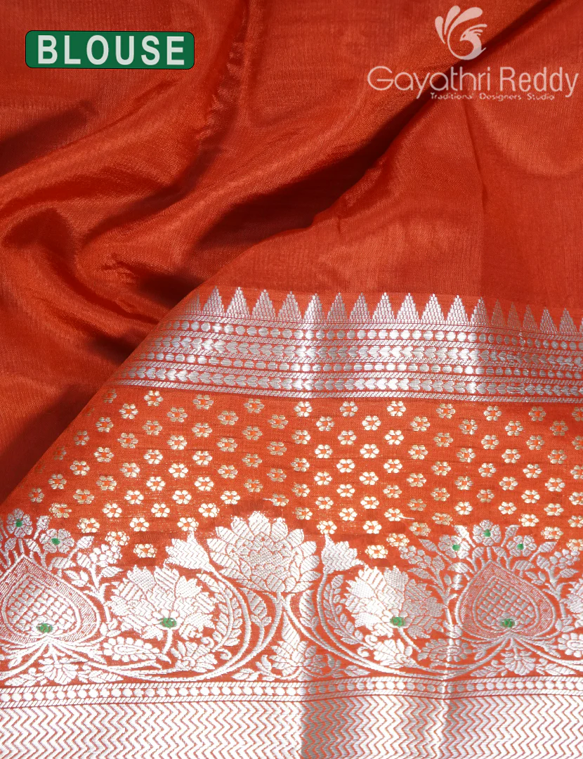 MANGO SILK SAREE -PRM1056 - Image 3