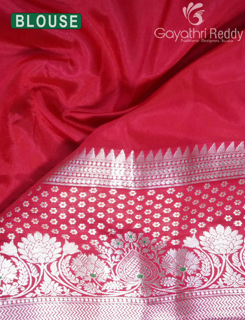MANGO SILK SAREE -PRM1058 - Image 3