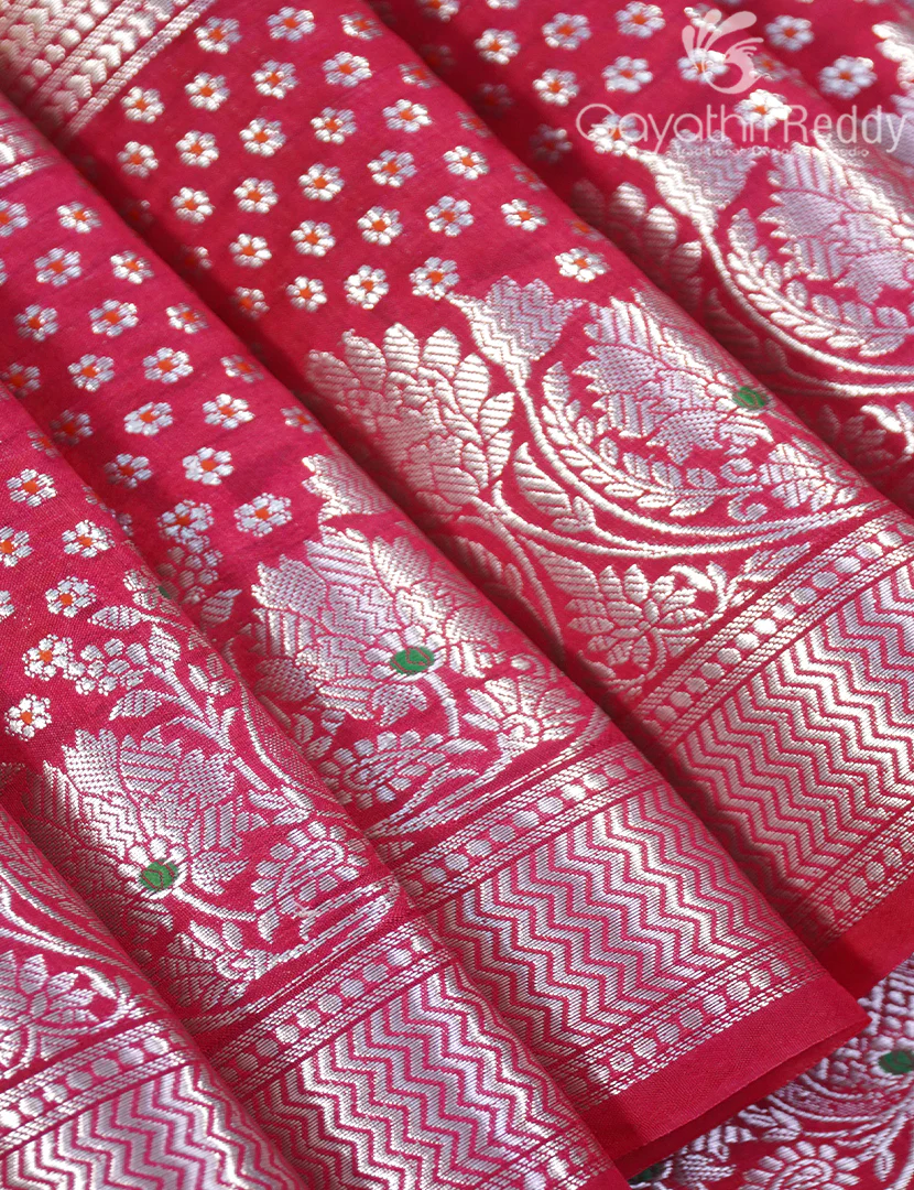 MANGO SILK SAREE -PRM1058 - Image 4