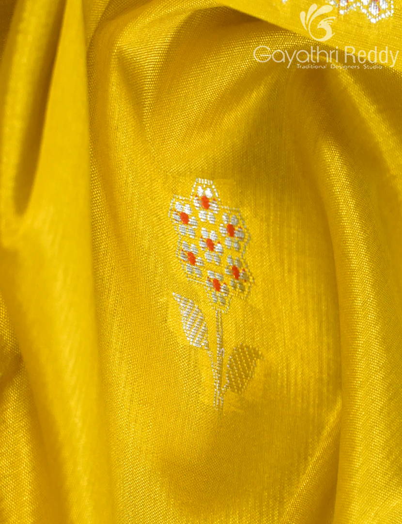 MANGO SILK SAREE -PRM1058 - Image 5